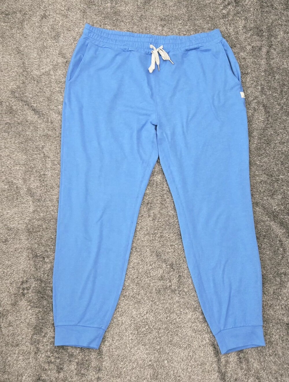 Vuori Performance Jogger Women's L Blue DreamKnit Soft Stretch Tapered Leg